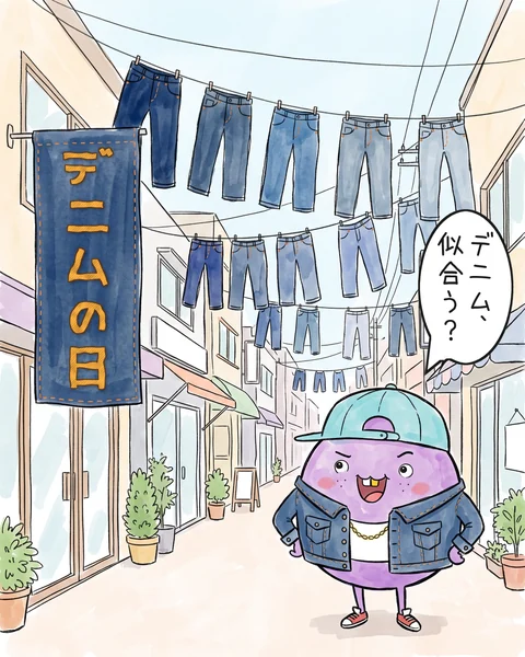 イラスト「デニムの日」
